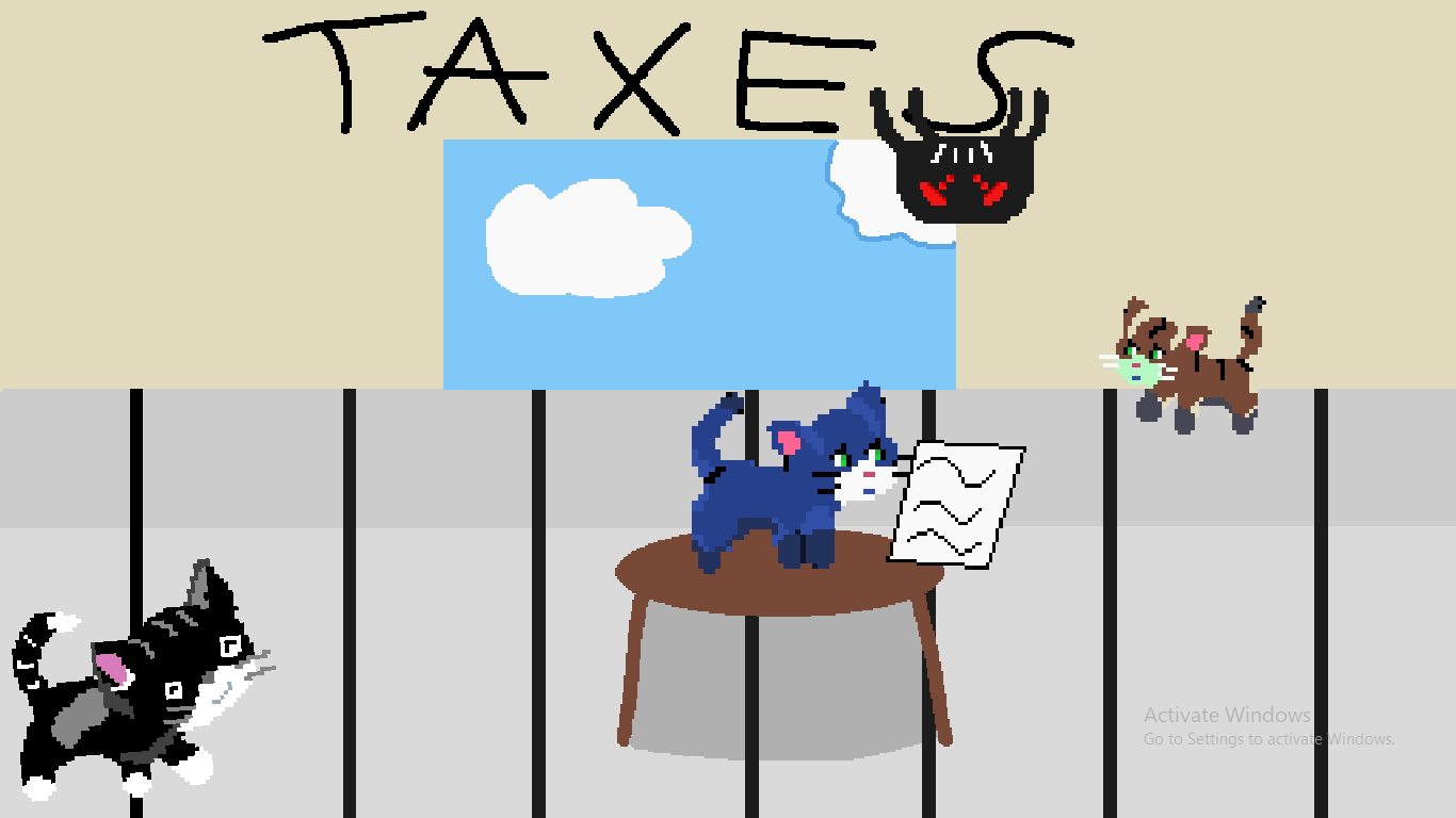 Cover image for Cats pay their taxes
