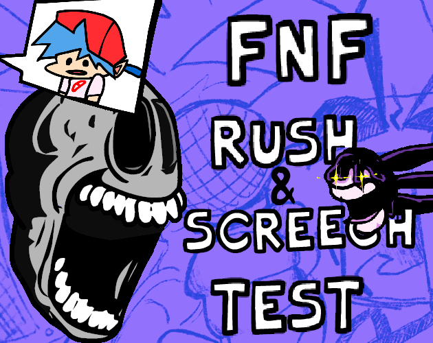 FNF vs Rush (Roblox Doors) FNF mod game play online