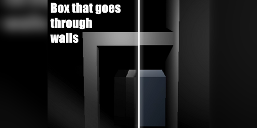 Cover image for Box that goes through walls