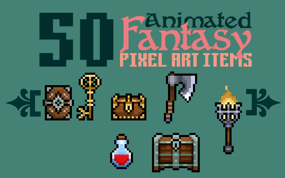 50 Animated Fantasy Items