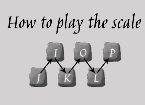How to play the scale