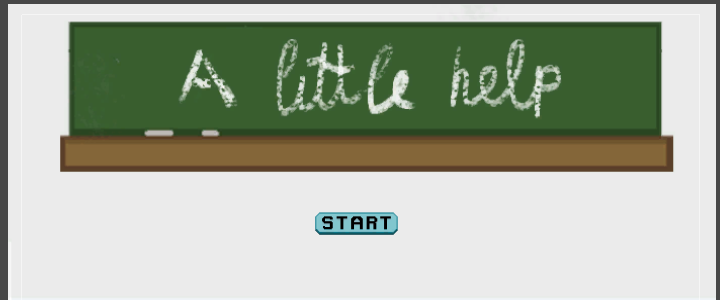 A little help