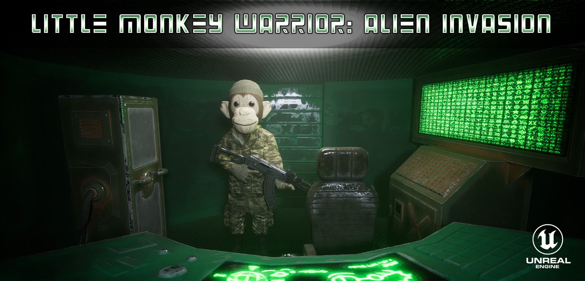 Little Monkey Warrior: Alien Invasion