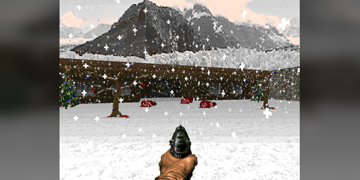 Cover image for The Xmas Episode That Never Was(Doom II mapset)