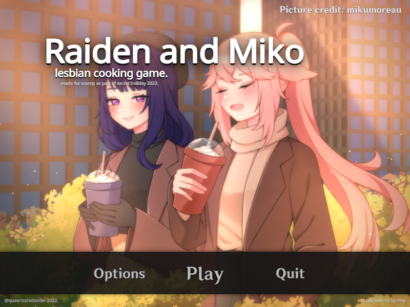 Cover image for Raiden and Miko
