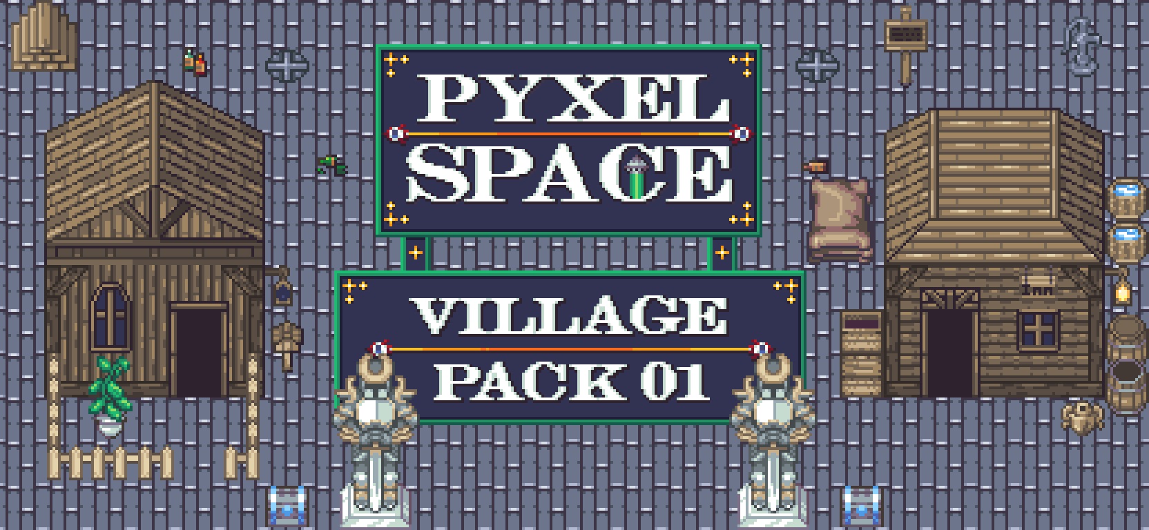 Pyxel Space - Tileset Forest Theme