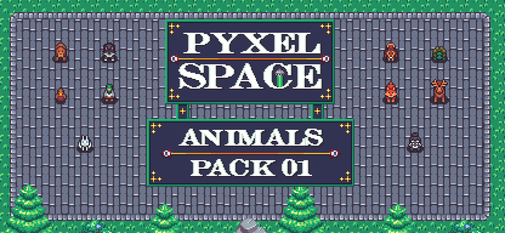 Pyxel Space - Forest Animals Sprites Pack