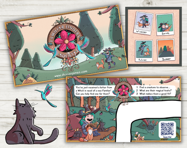 Cover image for Finding Familiars Business Card Quest 2023 Jam