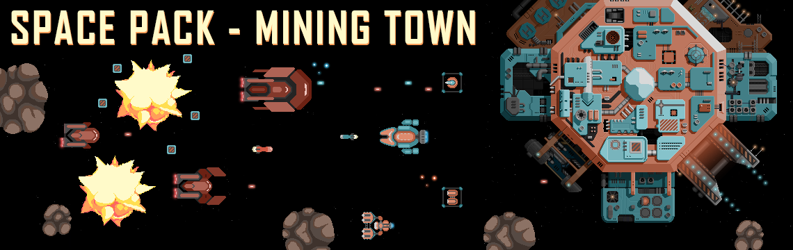 Mining town - Space pack