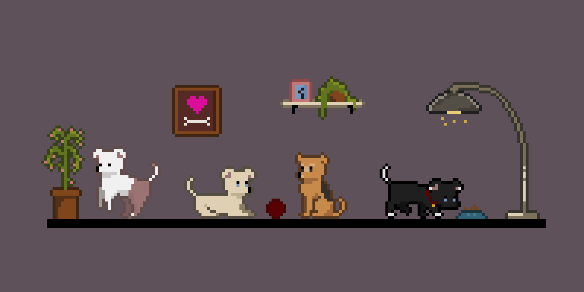 Pixel Dogs! - 8-bit - 9+ animations!