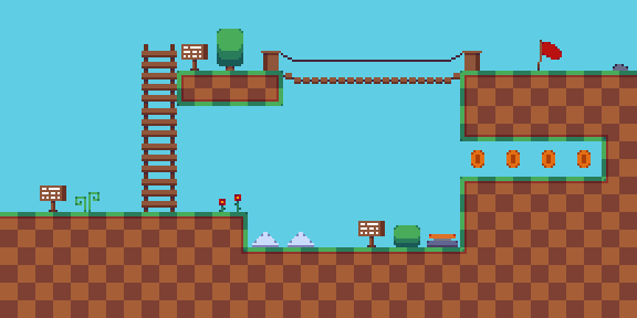 Pixel Platformer Assets by Modley