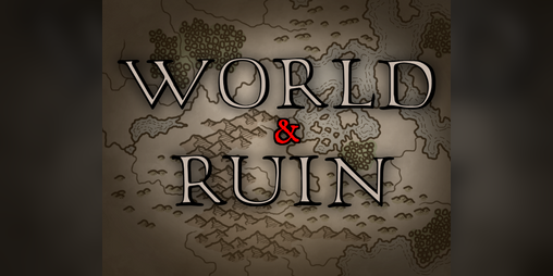 Cover image for World and Ruin