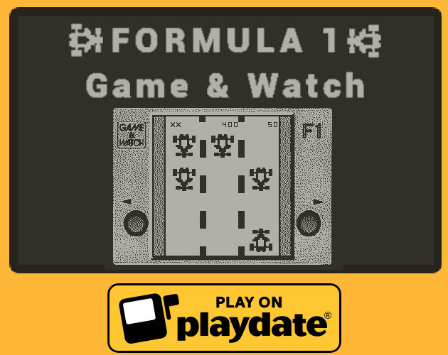 Formula 1 Game & Watch (Playdate + Windows + Mac)