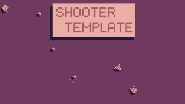 2D Game Template - Topdown Shooter - Unity