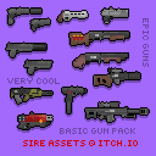 BASIC gun asset pack