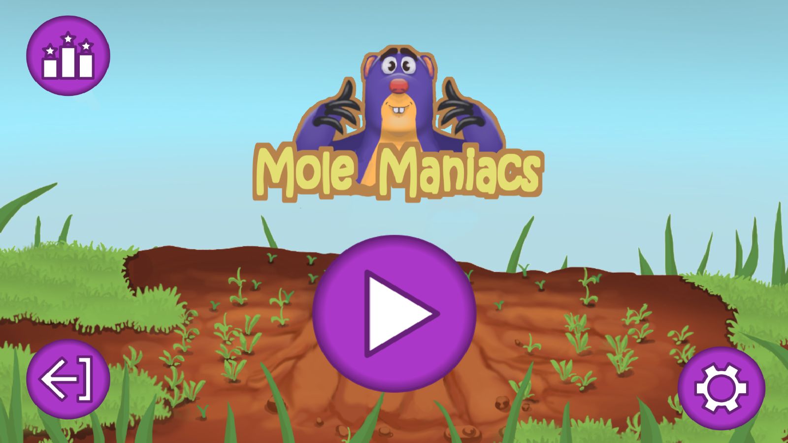 Mole Maniacs, a Whack-A-Mole style game! - itch.io