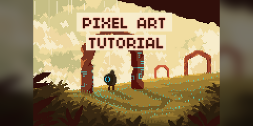Cover image for Pixel Art Tutorial - Sci-fi landscape with Animated Rain