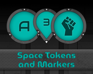 Space Tokens and Markers   - SciFi-themed VTT tokens 