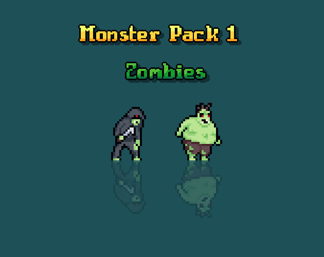 Monster Pack 1 - Zombies by DotStudio