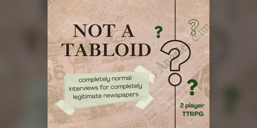 Cover image for Not a Tabloid