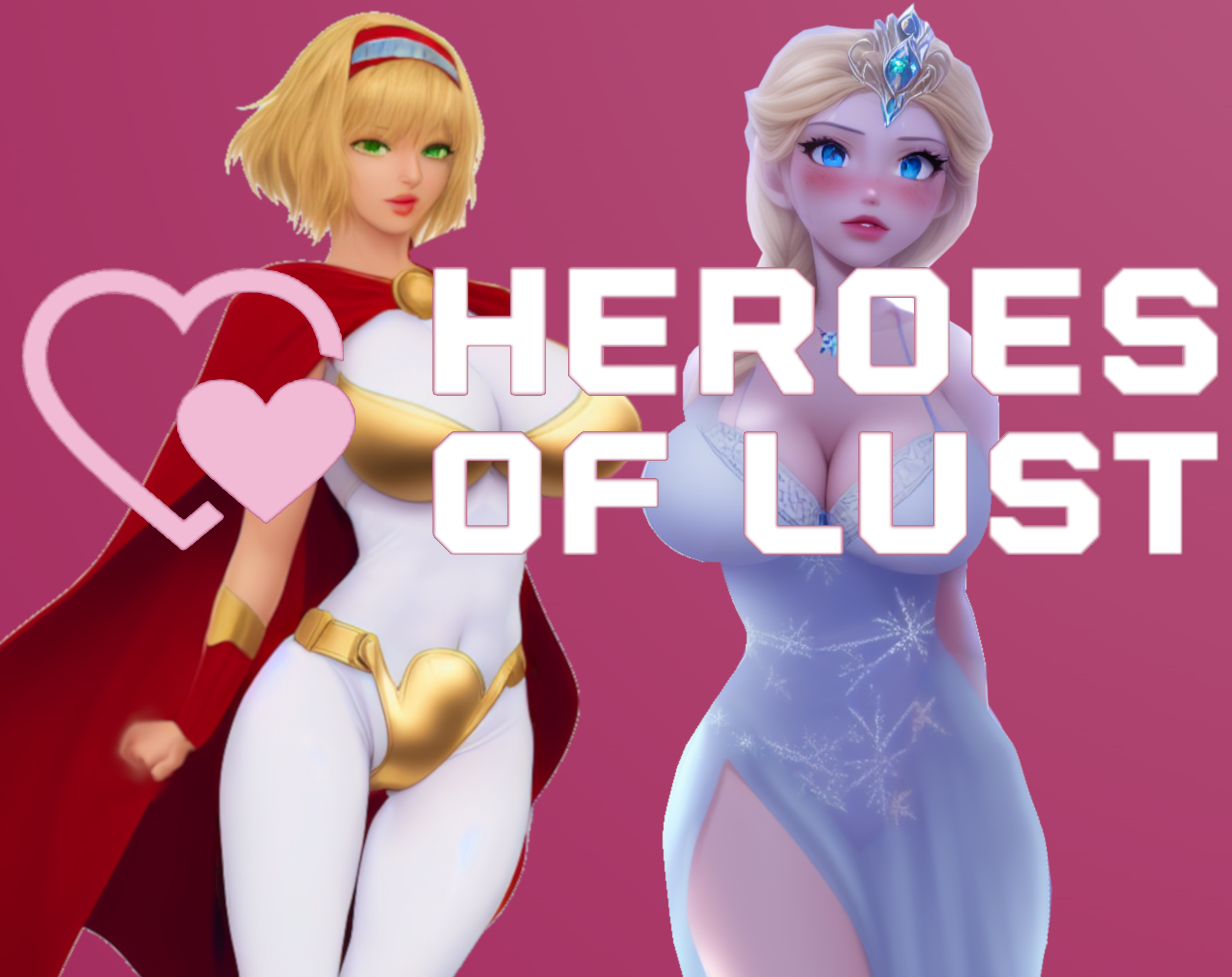 Cover art for Heroes of Lust by GGames — adult visual novel