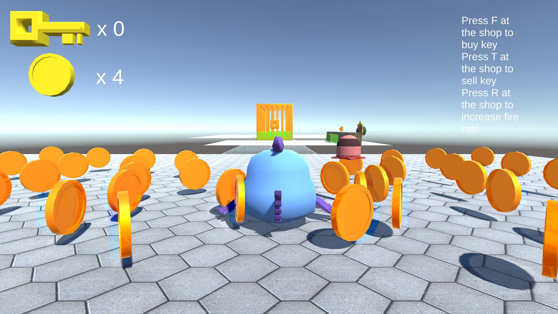 Shop System and Object Pooling Test