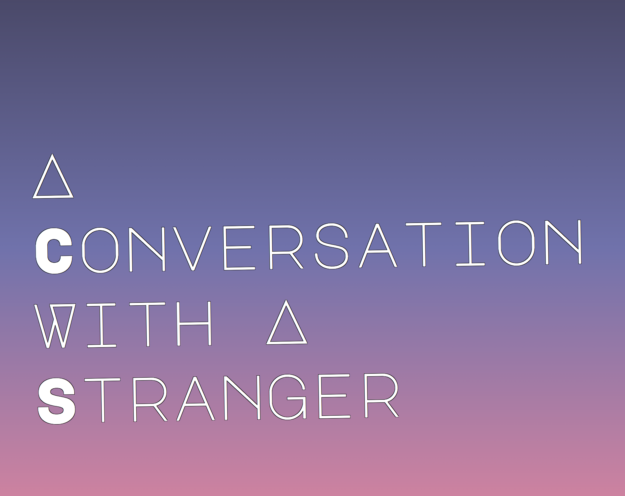 Cover image for A Conversation With A Stranger