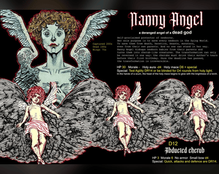 NANNY ANGEL   - Monster for Mörk Borg. 