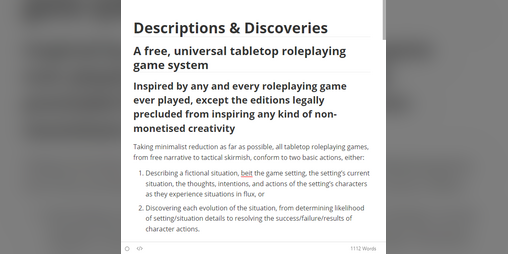 Cover image for Descriptions & Discoveries