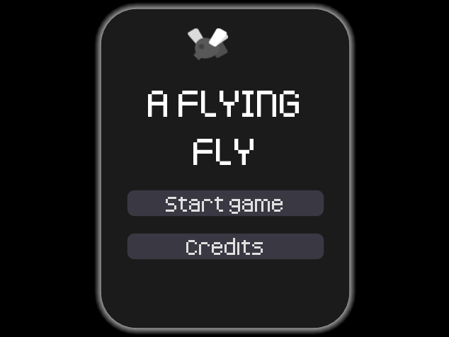 A flying fly