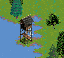 screenshot of a tower several tiles high on a small outcropping