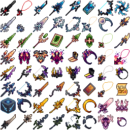 pixel items 7 by kirial1413