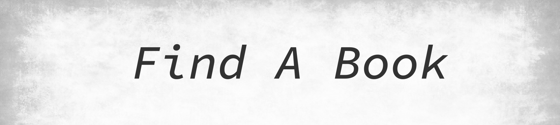 Find A Book