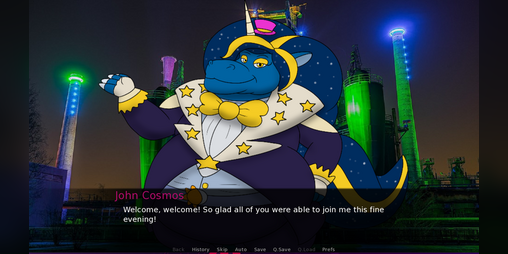 Cover image for John Cosmos and the Chocolate Factory