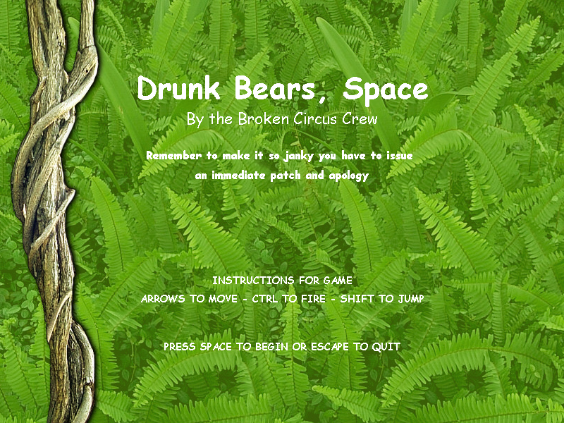 Drunk Bears In Space