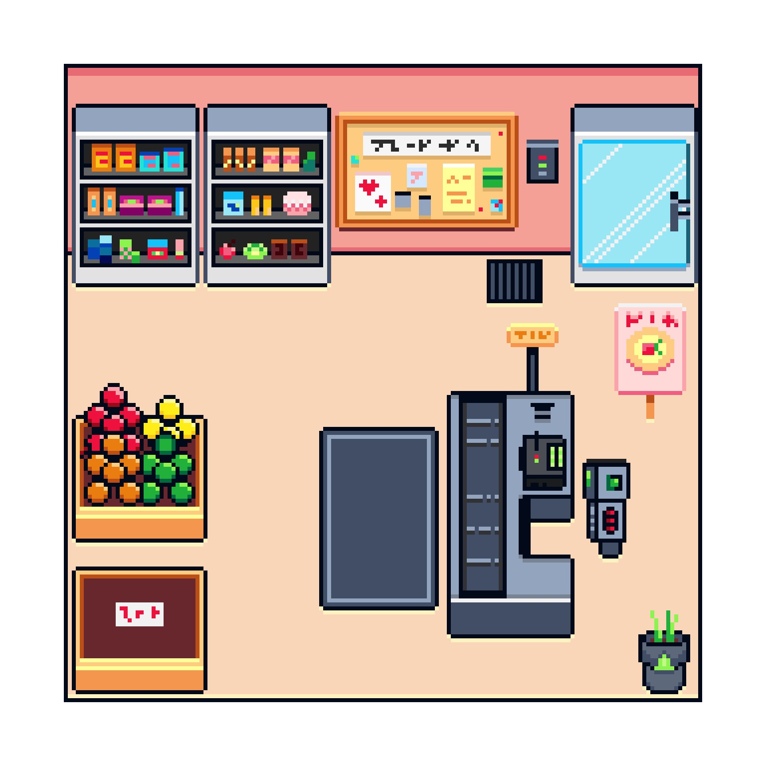 Grocery Store Assets by gurokitty