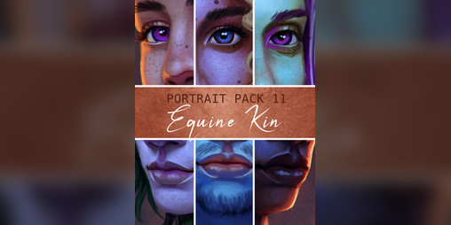 Cover image for Portrait Pack 11 - Equine Kin