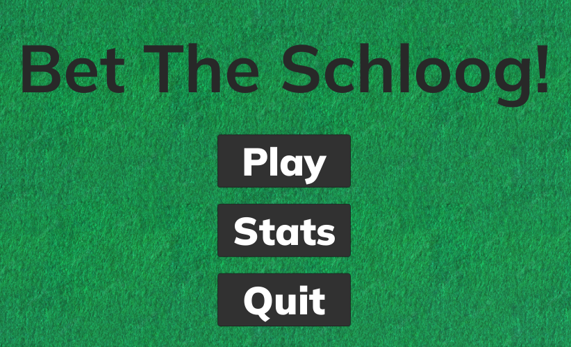 Bet the Schloog!: The Video Game