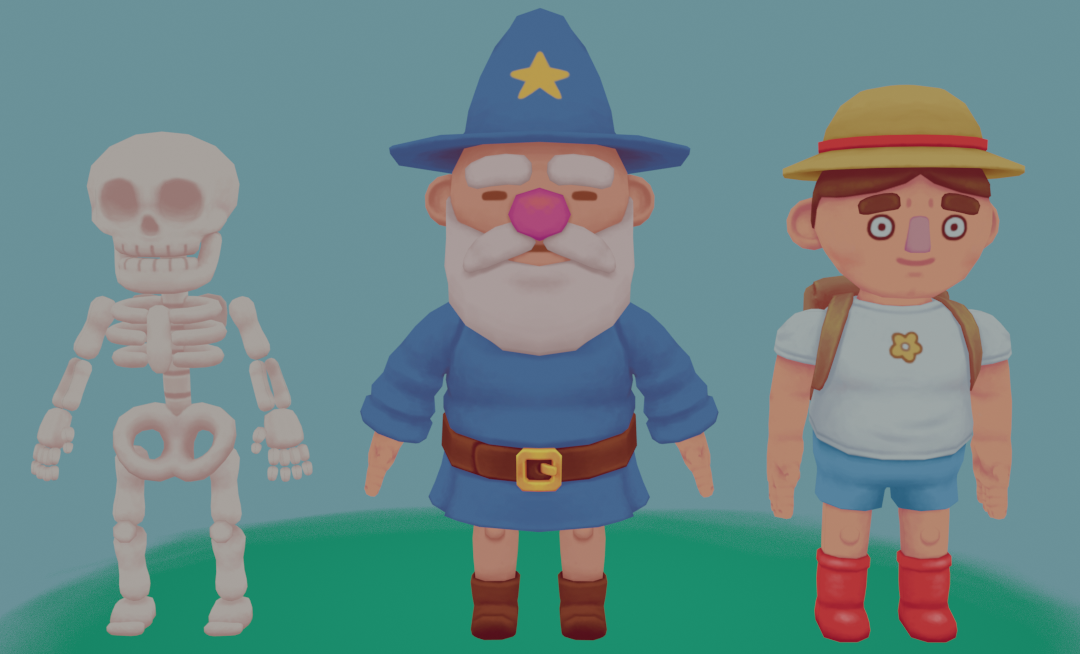 3D RPG Character pack