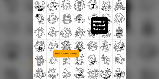 Cover image for Monster Football Tokens