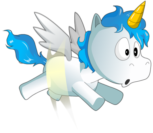 Flappy Unicorn Game Assets
