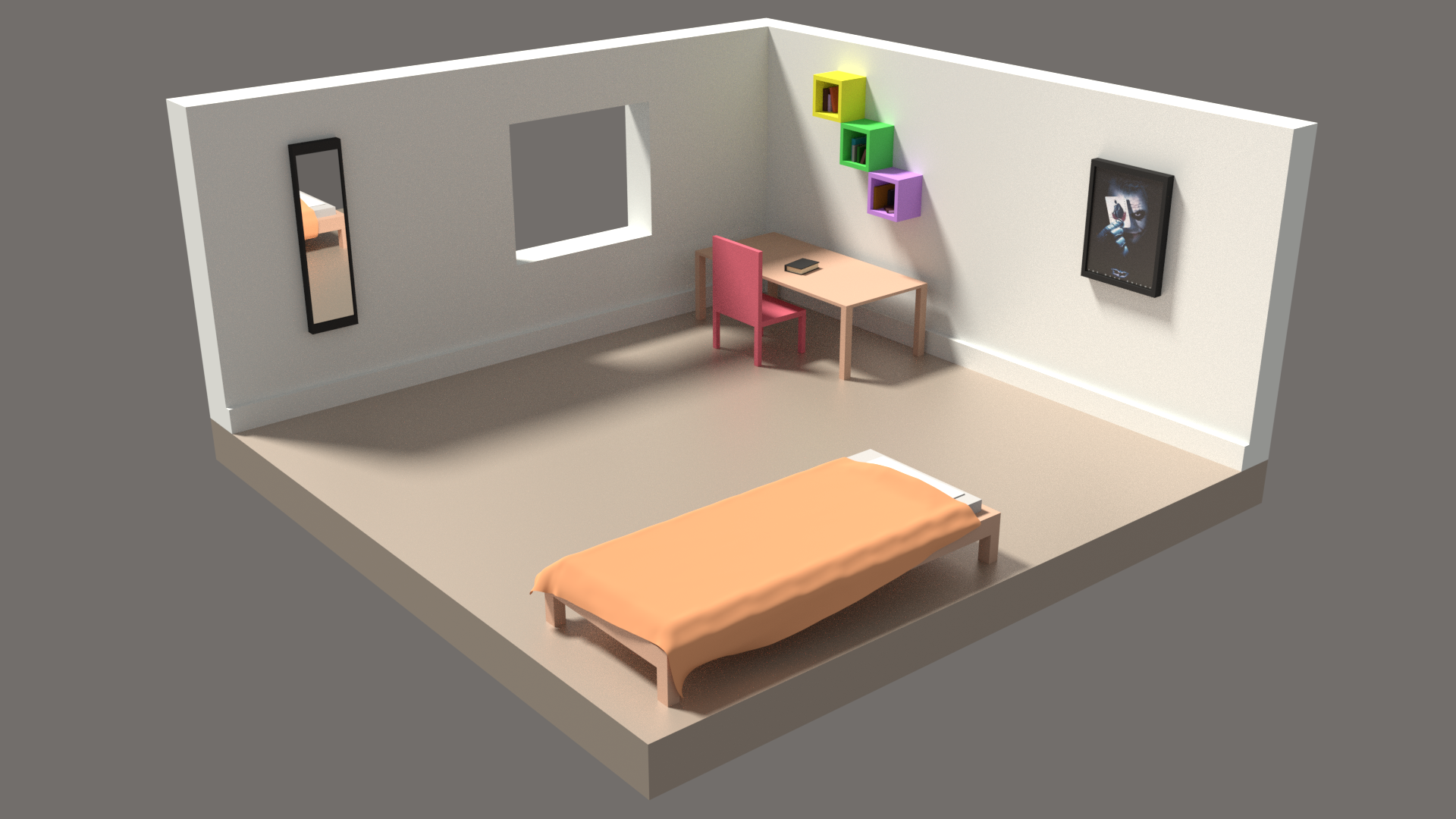 Bedroom Scene 3D