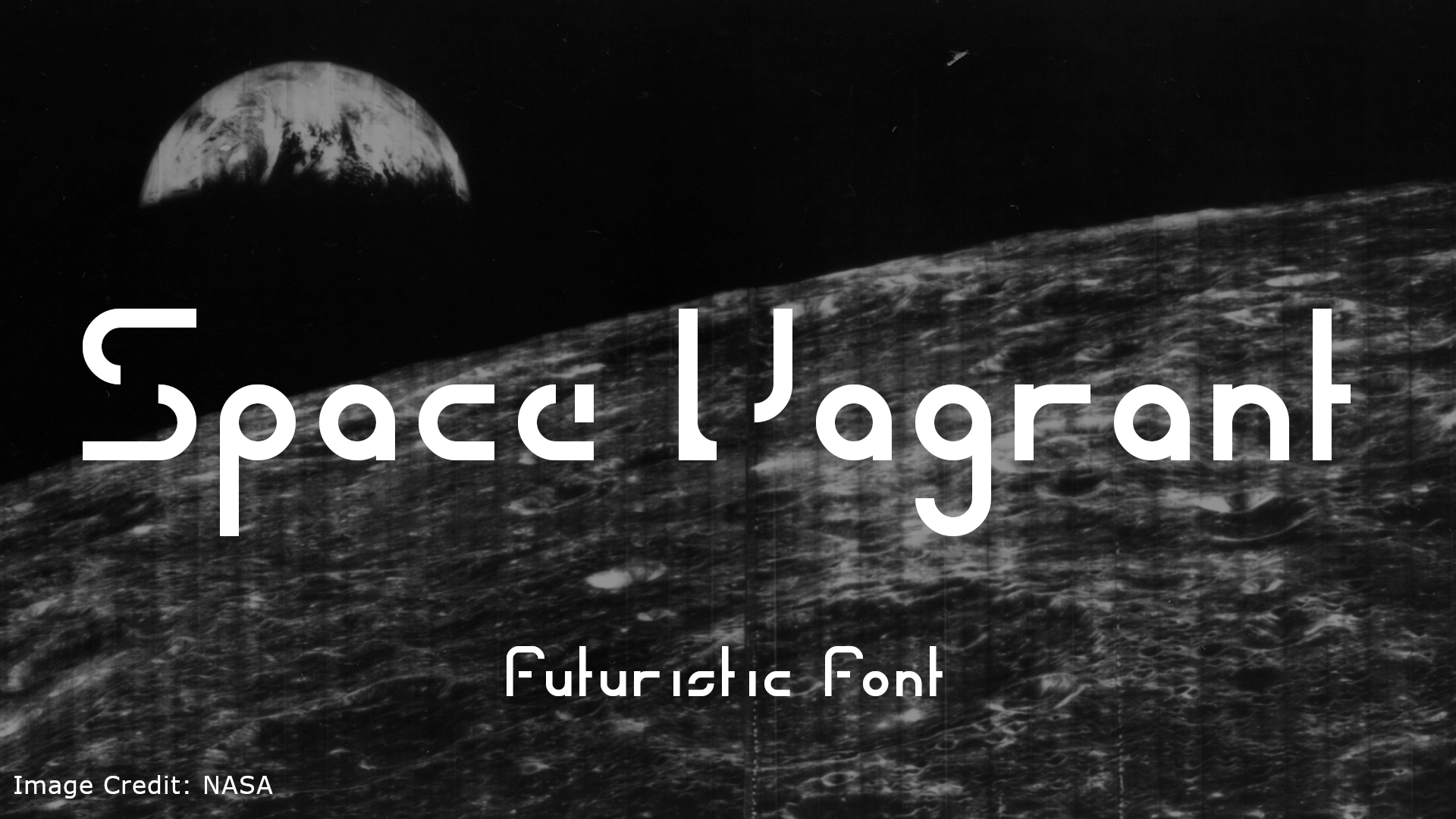 Space Vagrant: Futuristic Font