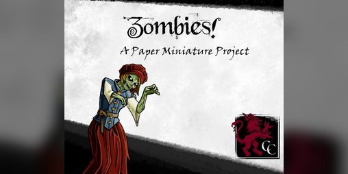 Cover image for Zombies!: A Paper Miniature Collection