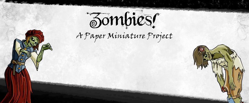 Zombies!: A Paper Miniature Collection