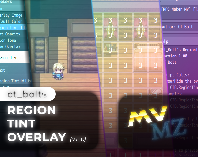 Cover image for [RMMV] Region Tint Overlay [v1.10]