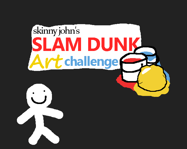 Cover image for skinny john's SLAM DUNK Art challenge