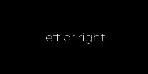 Cover image for left or right