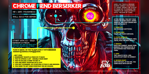 Cover image for Chrome fiend berserker
