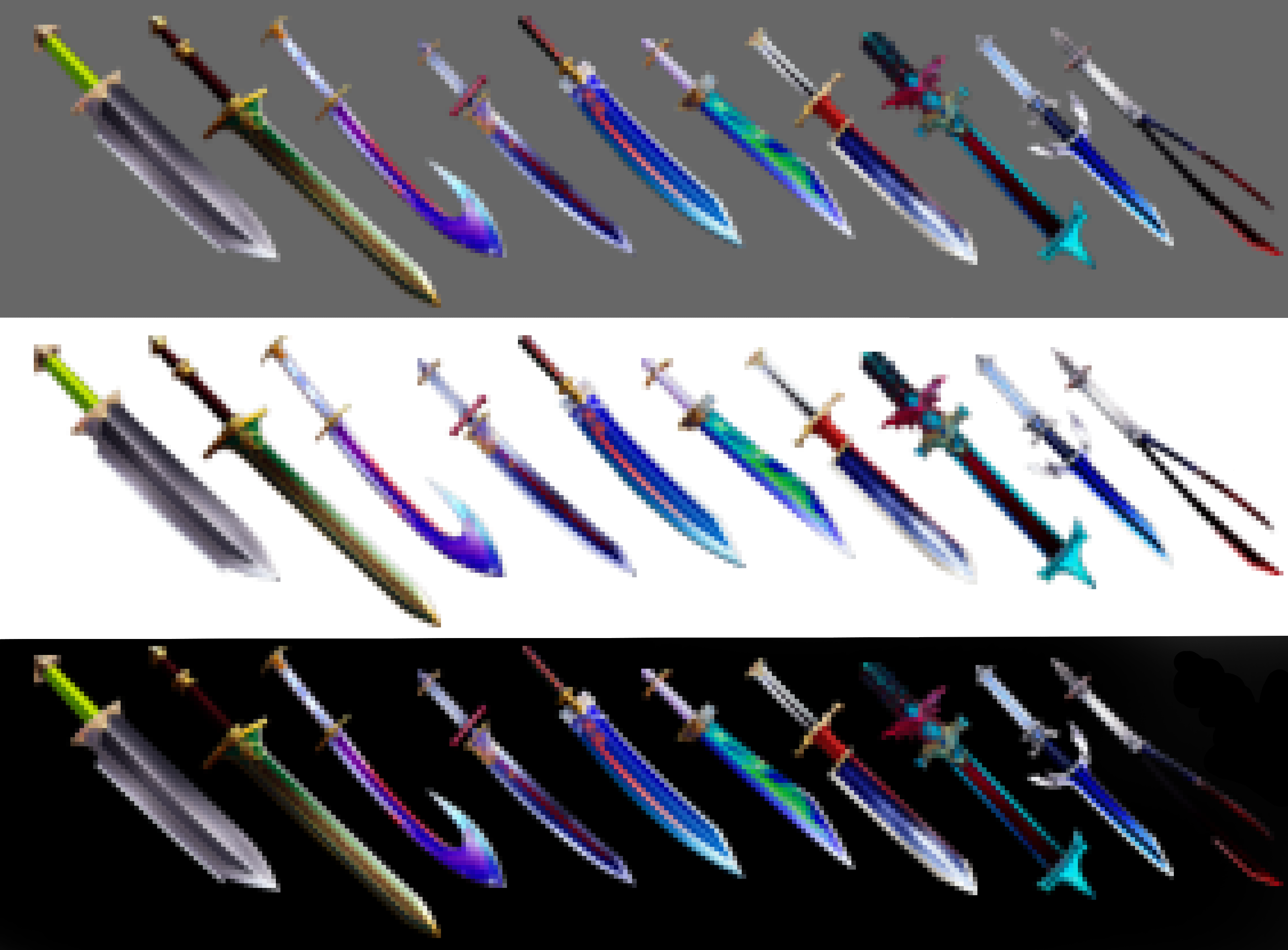 First 10 swords